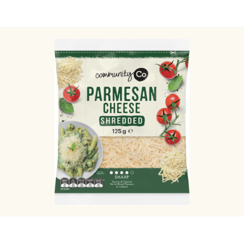 Community Co Our Farmers Parmesan Shredded 125g