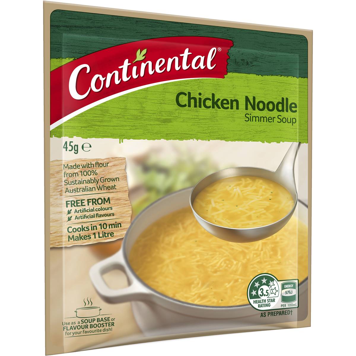 Continental Chicken Noodle Simmer Soup Mix 45g