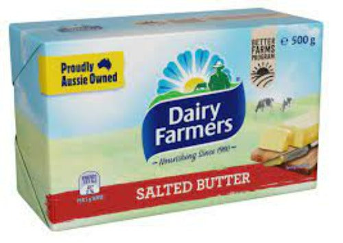 Dairy Farmers  Salted Butter Block 500g