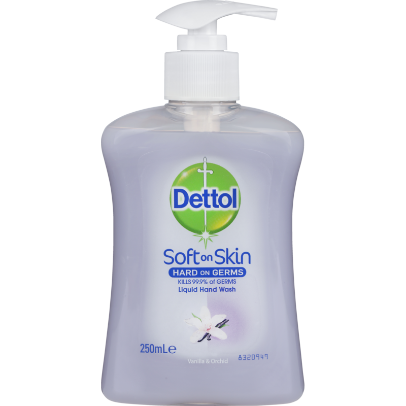 Dettol Soft On Skin Liquid Hand Wash Vanilla & Orchid 250ml