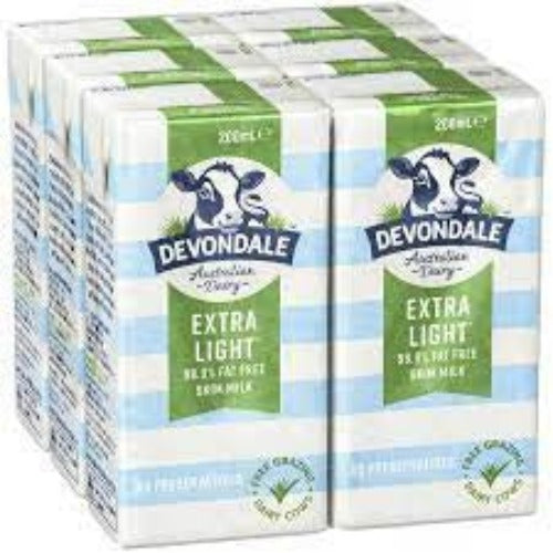 Devondale Skim Milk Long Life 200ml x 6 Pk