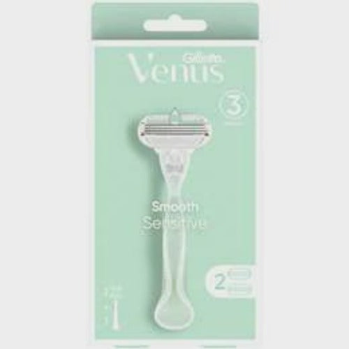 Gillette Venus Smooth Sensitive Razor With 2 Razor Blades Each