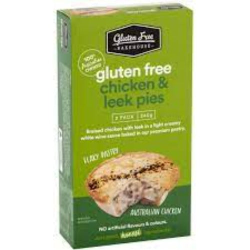 Gluten Free Bakehouse Chicken & Leek Pies 2 Pack