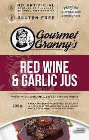 Gourmet Granny's Red Wine & Garlic Jus 200g