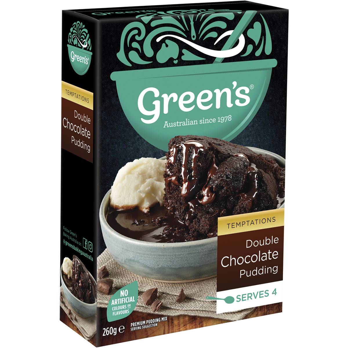 Green's Double Choc Pudding 260g