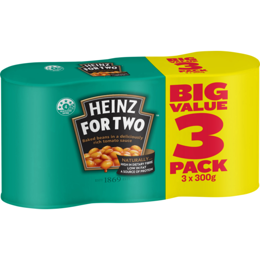 Heinz Baked Beans Tomato Sauce 3 x 300g