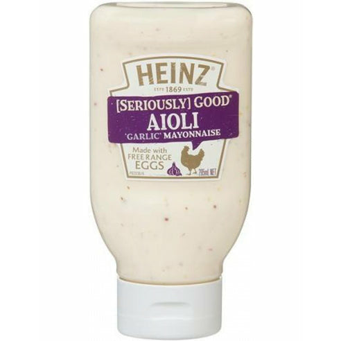 Heinz Seriously Good Aioli Garlic Mayonnaise 295ml