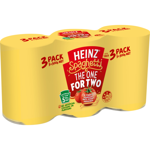 Heinz Tomato and Cheese Spaghetti 3 x 300G