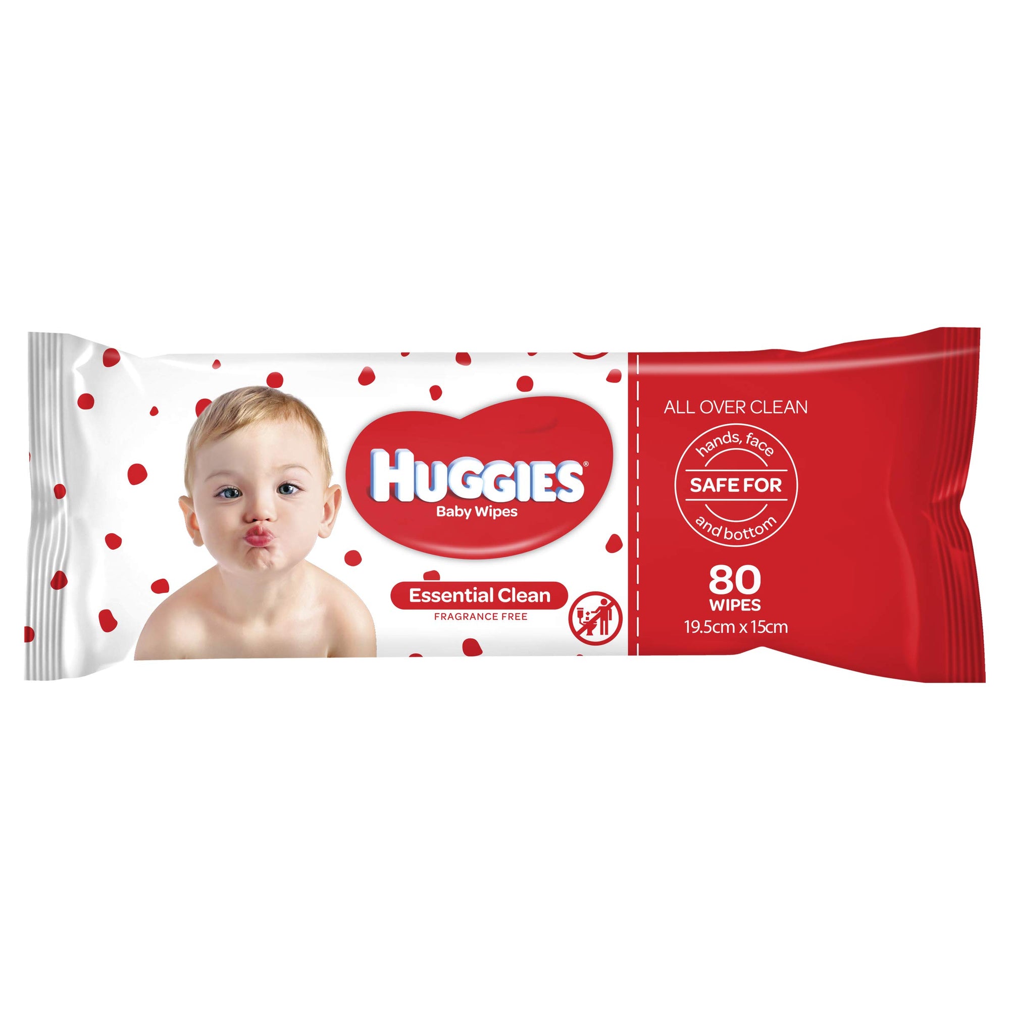 Huggies Essentials Baby Wipes 80 pack