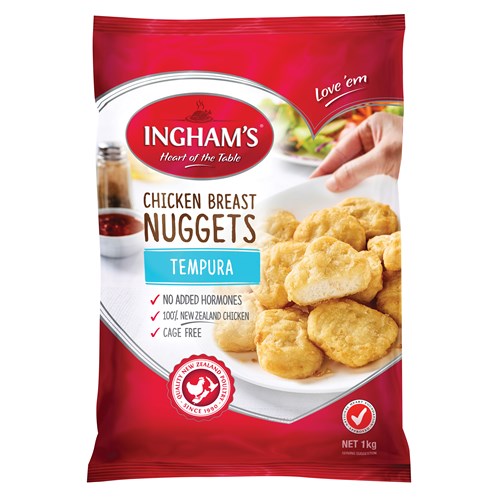 Ingham Tempura Breast Chicken Nuggets 1kg