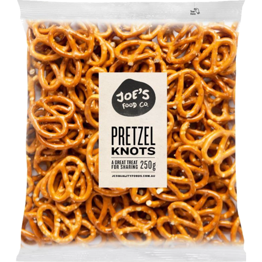 JC Nuts Joes Snacks Pretzel Knots 250g