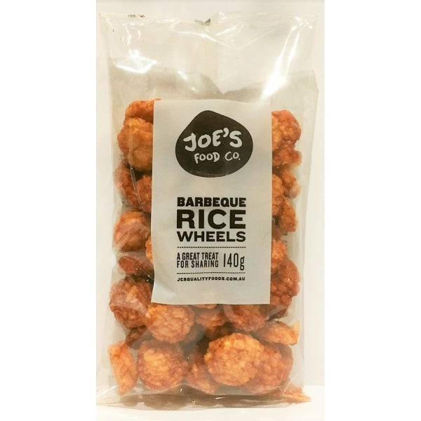 JC Nuts Joes Snacks Rice Wheels BBQ 140g