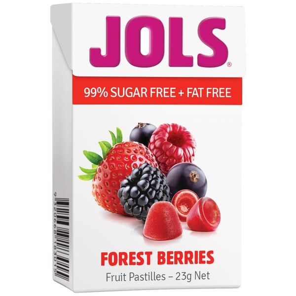 Jols Sugar Free Pastilles Forest Berries 23g