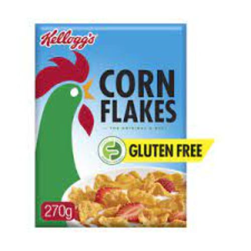 Kellogg's Corn Flakes Gluten Free Breakfast Cereal 270g