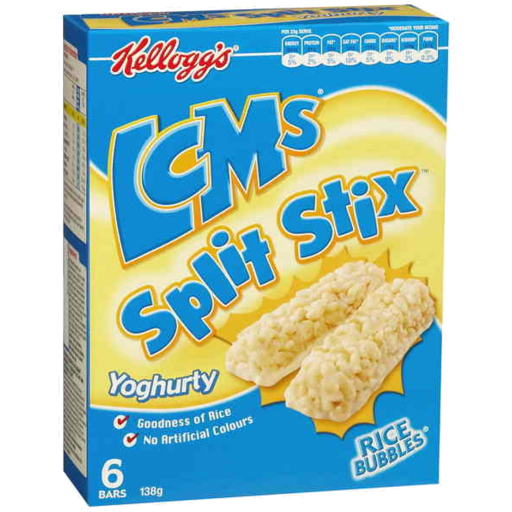 Kellogg's LCM Split Stix Yoghurty 6 Pack