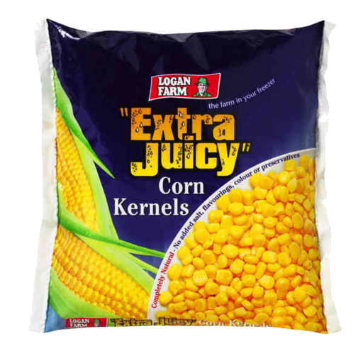 Logan Farm Corn Kernels Juicy 500gm