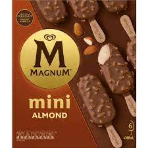 Magnum Mini Ice Cream Almond 6pk