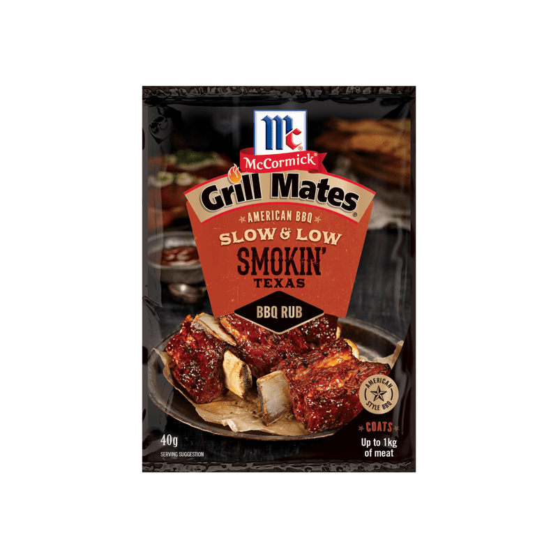 McCormick Grill Mates Texas Smokin BBQ Rub 40g