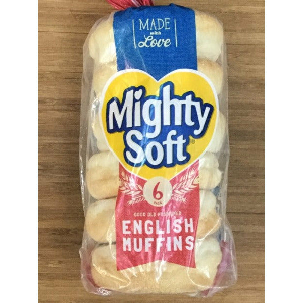 Mighty Soft English Muffins 6 pk