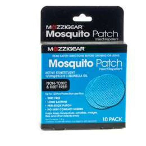 Mozzigear Mosquito Patch Insect Repellent 10 Pack