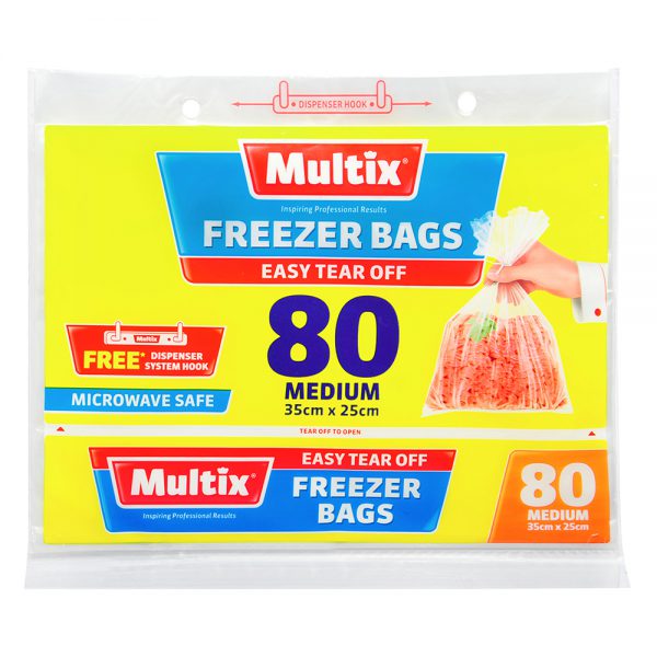 Multix Freezer Bags Tear off Medium 80