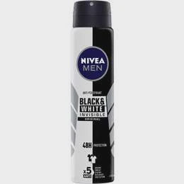 Nivea Men Black & White Invisible Deodorant Spray 250ml