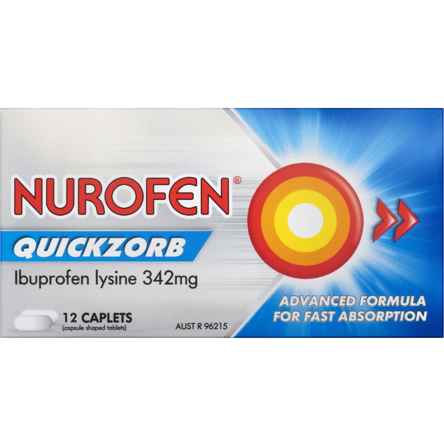 Nurofen Quickzorb Caplets  12pk