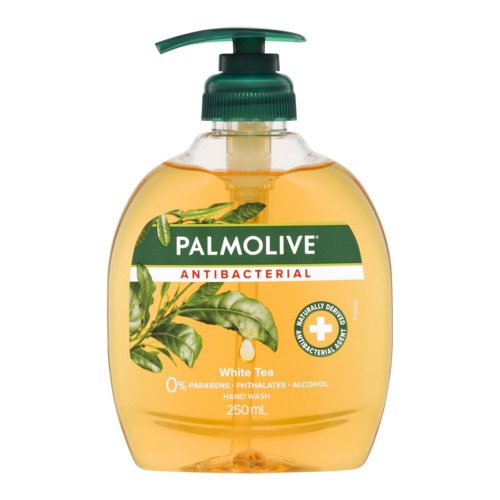 Palmolive 250Ml Liquid Hand Wash Pump Antibacterial White Tea