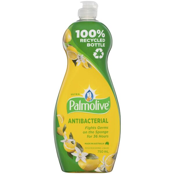 Palmolive 750mL Dishwashing Liquid Antibacterial Lemon