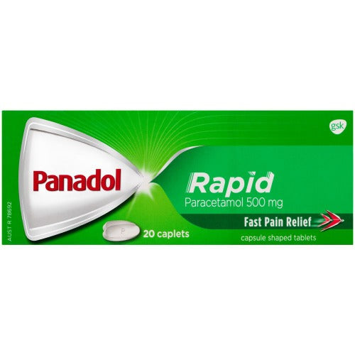 Panadol Rapid Caplets 20 Pack