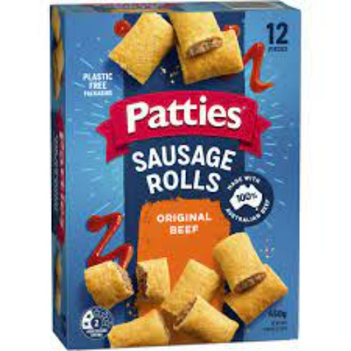 Patties Sausage Roll Party 12S 450g