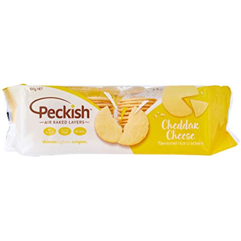 Peckish Rice Crackers Cheddar Cheese 100gm