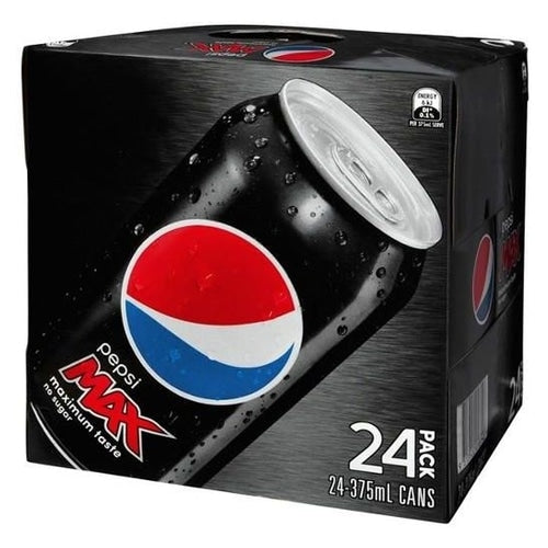 Schweppes Pepsi Max Cans - 375ml -24 Pk