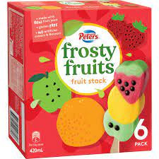 Peters Frosty Fruits Fruit Stack Pk 6