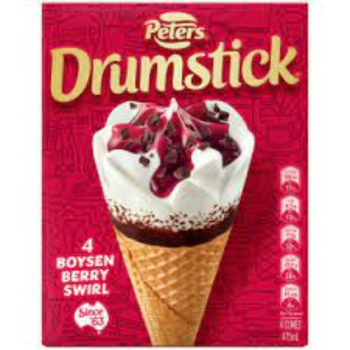 Peters Drumstick Boysenberry 4 pack