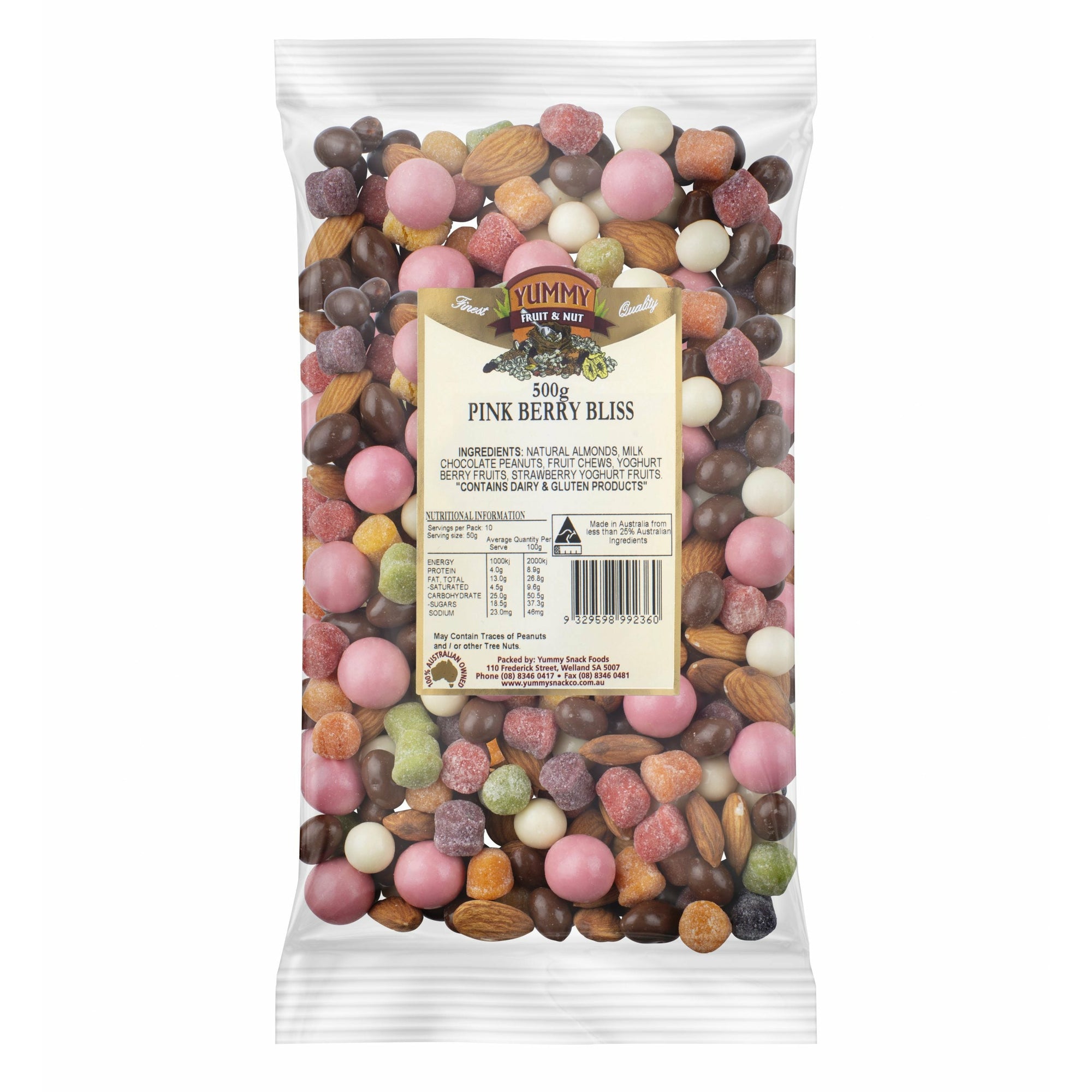 Yummy Snacks Pink Berry Bliss Mix 500g