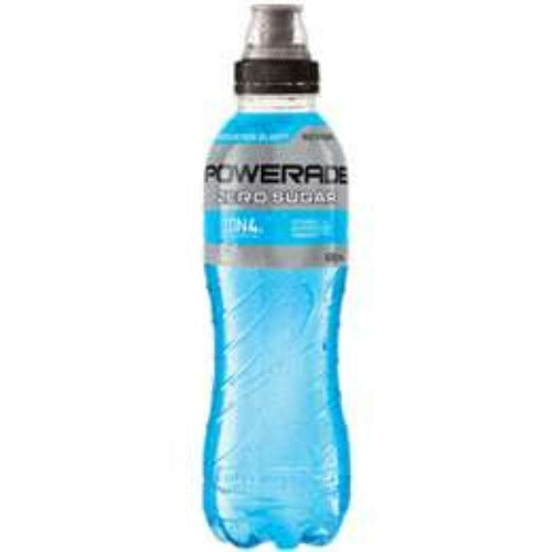 Powerade Mountain Blast Zero Sports Drink Sipper Cap 600ml