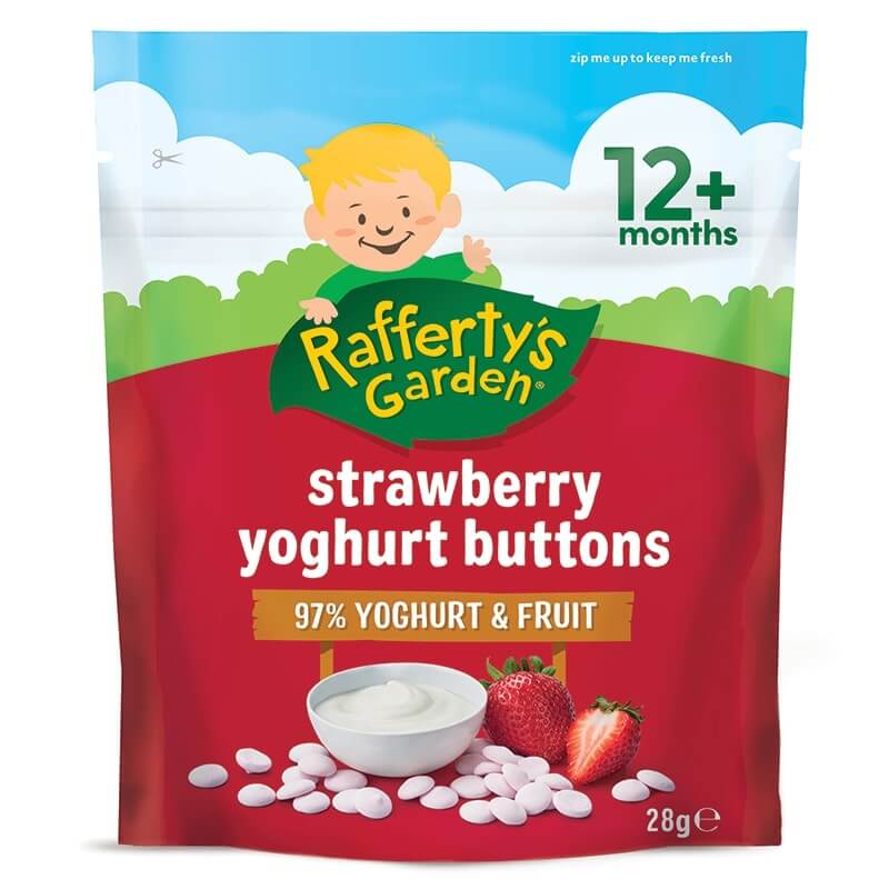 Rafferty's Garden Strawberry Yoghurt Buttons 28g