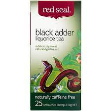 Red Seal Black Adder Liquorice Tea Bags 25's