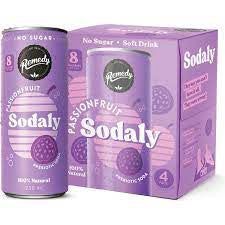 Remedy Sodaly 4 x 250ml Passionfruit