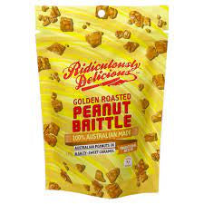 Ridiculously Delicious Golden Roasted Peanut Brittle 180g