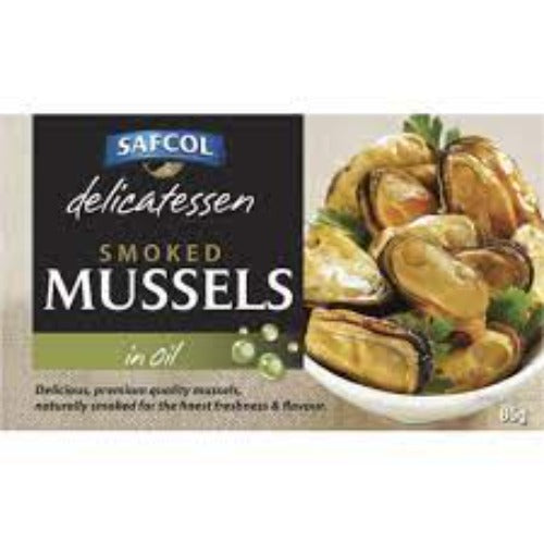 Safcol Smoked Mussels In Oil 85g