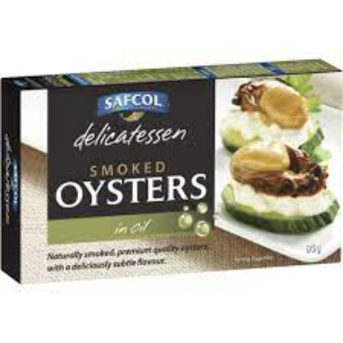 Safcol Smoked Oysters in Oil 85g