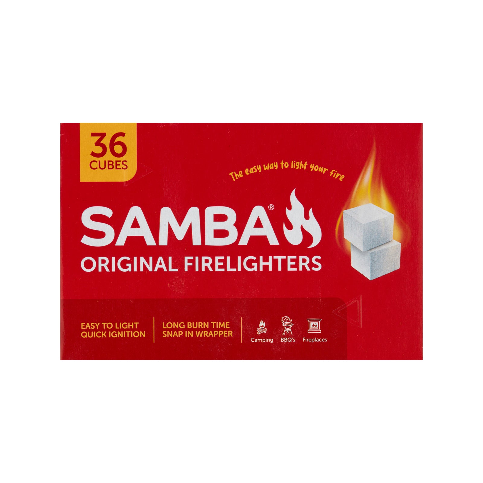 Samba White Firelighters 36 pack