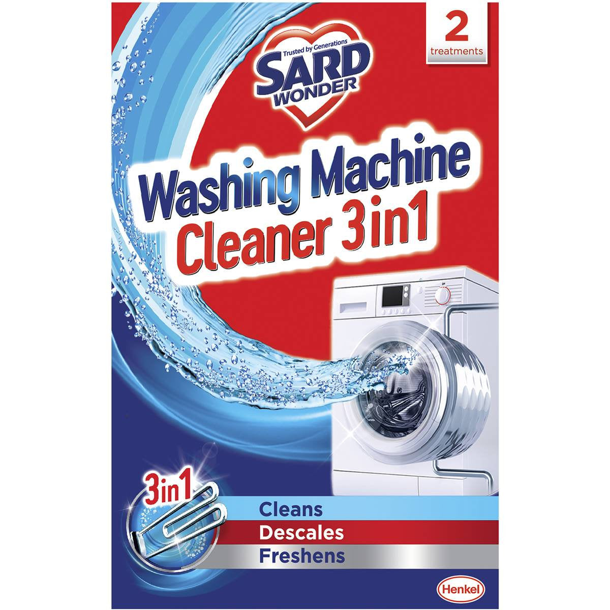 Sard Washing Machine Cleaner Antibacterial Disinfectant 2 Pack