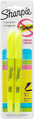 Sharpie Highlighters Yellow 2Pk