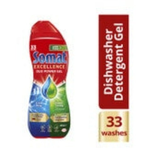 Somat Excellence Duo Power Original Dishwashing Gel 600ml