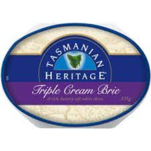 Tasmanian Heritage Triple Cream Brie 125g