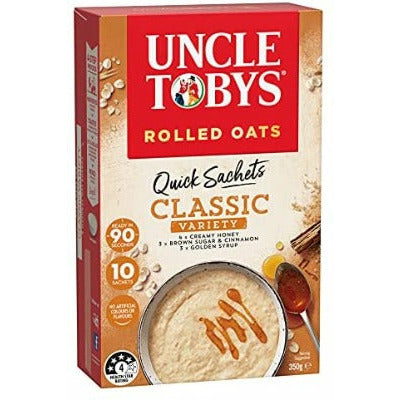 Uncle Toby's Quick Sachets Classic Variety 10pk