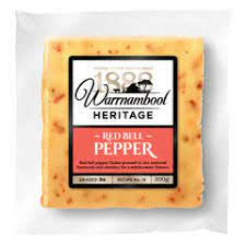 Warrnambool Heritage Red Bell Pepper Cheese 200g